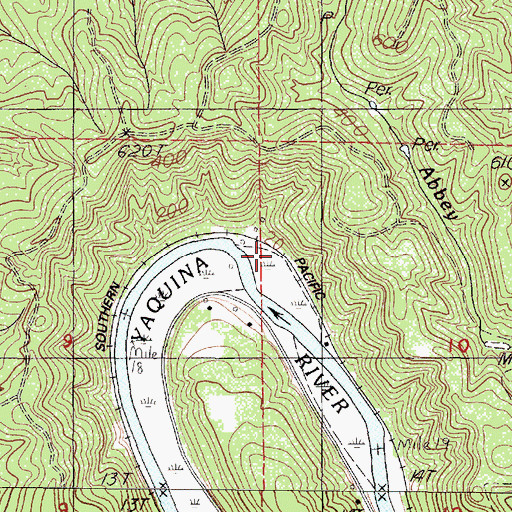Topographic Map of Sidings Number One (historical), OR