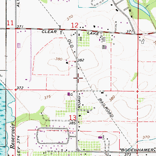 Topographic Map of Malabon (historical), OR