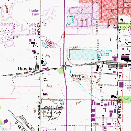 Topographic Map of Transfer (historical), OR