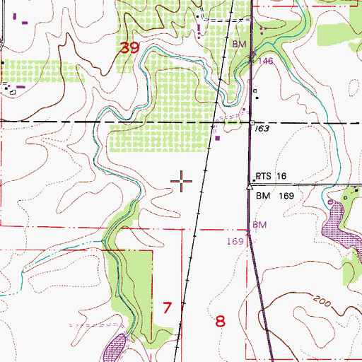Topographic Map of Calvert (historical), OR
