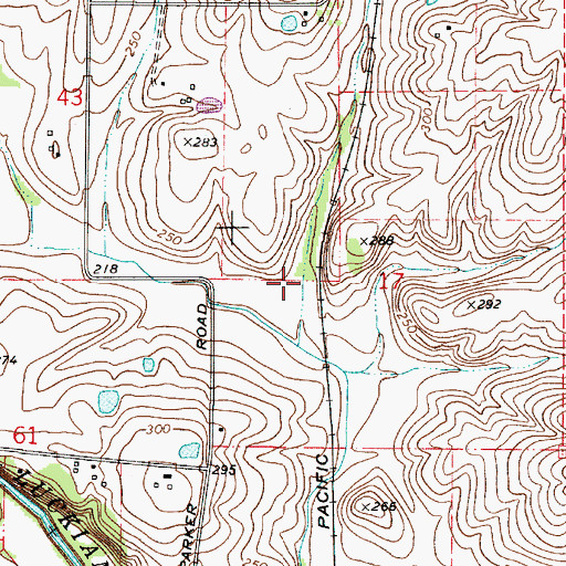 Topographic Map of Clay Pit (historical), OR