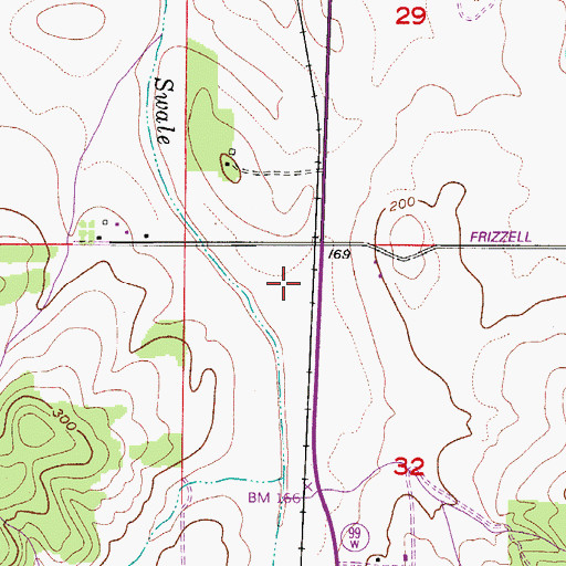 Topographic Map of Cottle (historical), OR