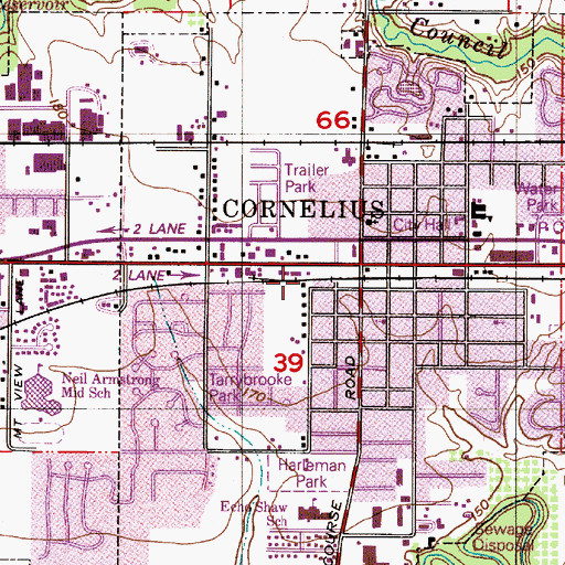 Topographic Map of Catching (historical), OR