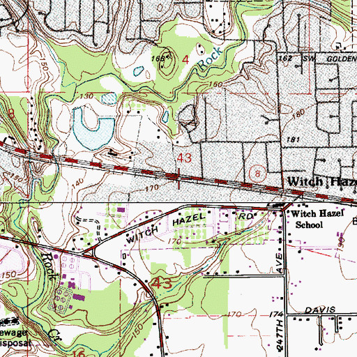 Topographic Map of Dunzer (historical), OR