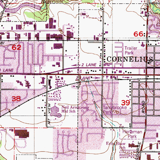Topographic Map of Eddy (historical), OR