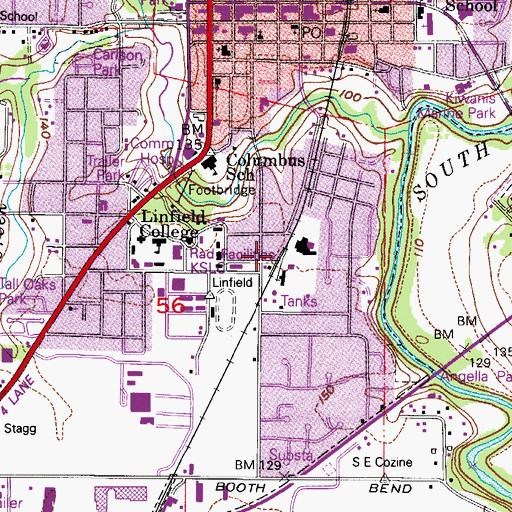 Topographic Map of Seitters (historical), OR