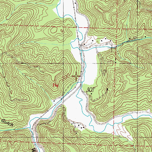 Topographic Map of School (historical), OR