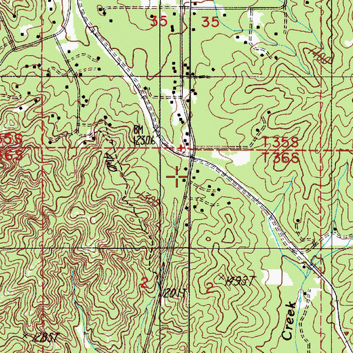Topographic Map of Dimmick (historical), OR