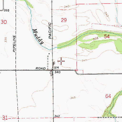 Topographic Map of Bowers (historical), OR