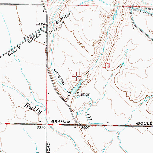 Topographic Map of Fairman Coulee, OR
