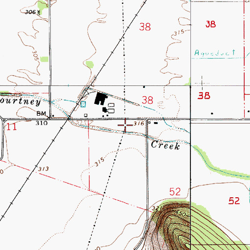 Topographic Map of Stanwood (historical), OR