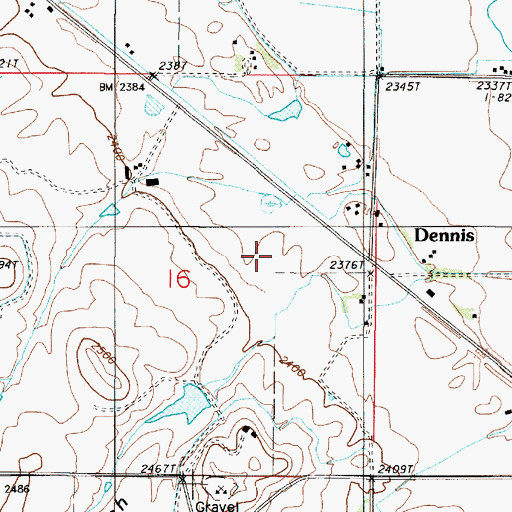 Topographic Map of Haymaker Gulch, OR