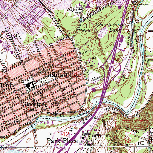 Topographic Map of Stocker City Park, OR