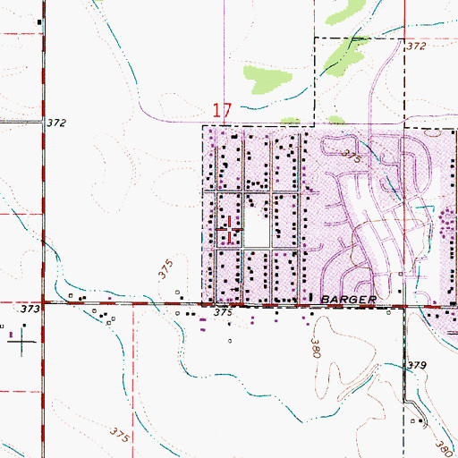 Topographic Map of State Street City Park, OR