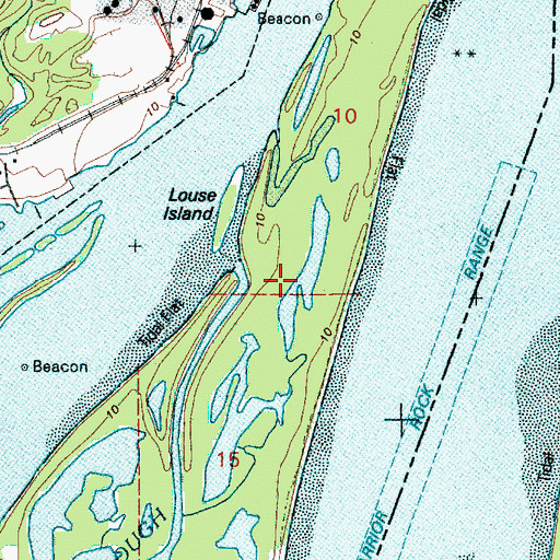 Topographic Map of Deep Lake, OR