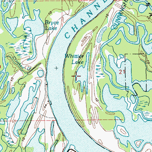 Topographic Map of McCormick Lake, OR