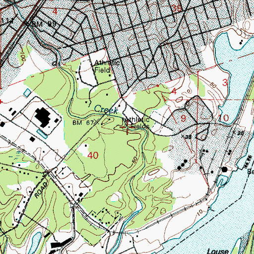 Topographic Map of Boise Cascade Park (historical), OR