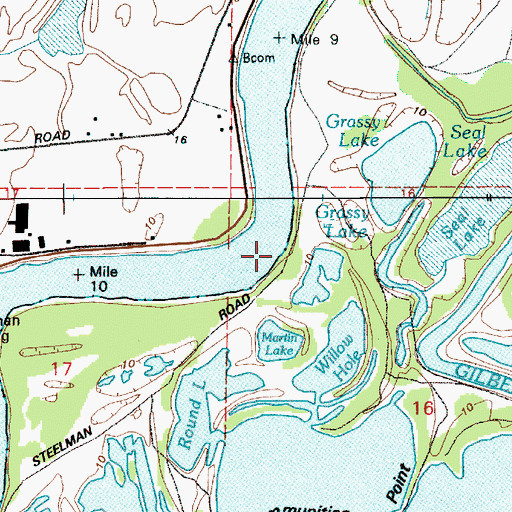 Topographic Map of Lake Farm Landing, OR