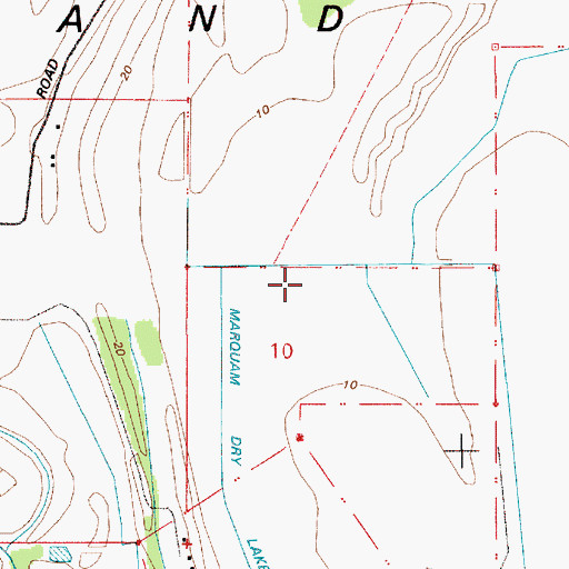 Topographic Map of Dry Lake, OR