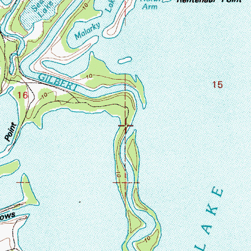 Topographic Map of The Wash, OR