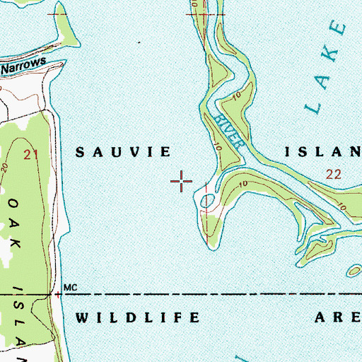 Topographic Map of Mud Lake, OR