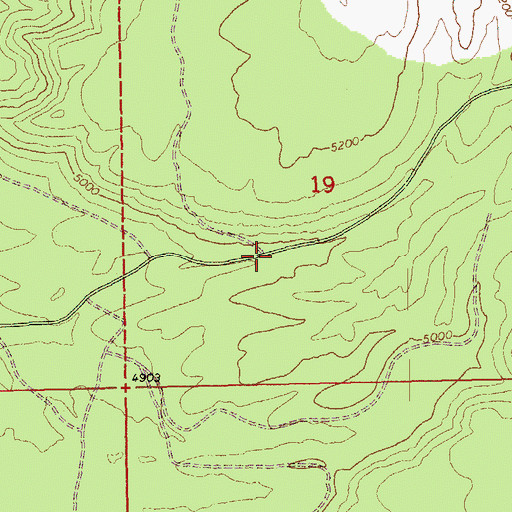Topographic Map of Paulina Lake Lodge, OR