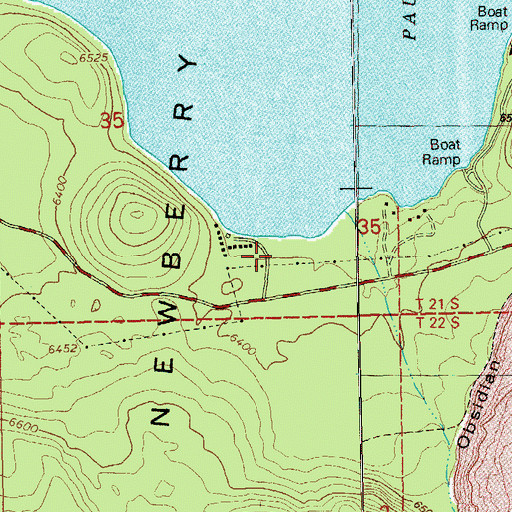 Topographic Map of Chief Paulina Horse Camp, OR