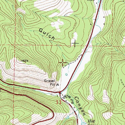 Topographic Map of J Bar L Ranch, OR