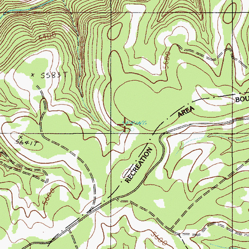 Topographic Map of Mahogany Canal, OR