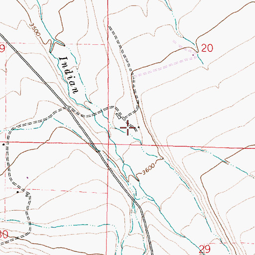 Topographic Map of Kuhl Ranch, OR