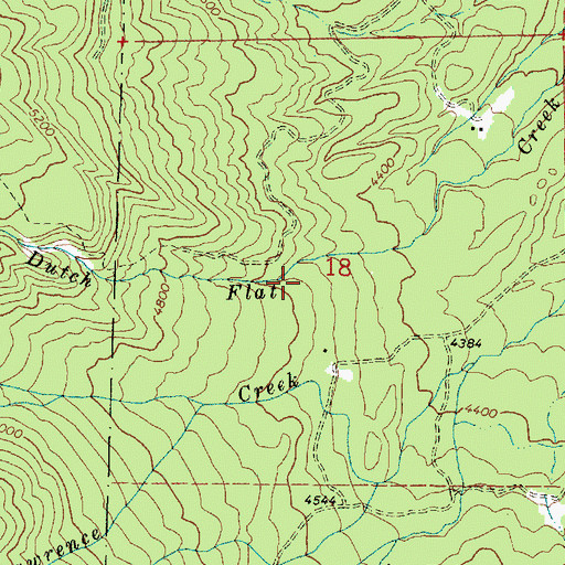 Topographic Map of Killamacue Trailhead, OR