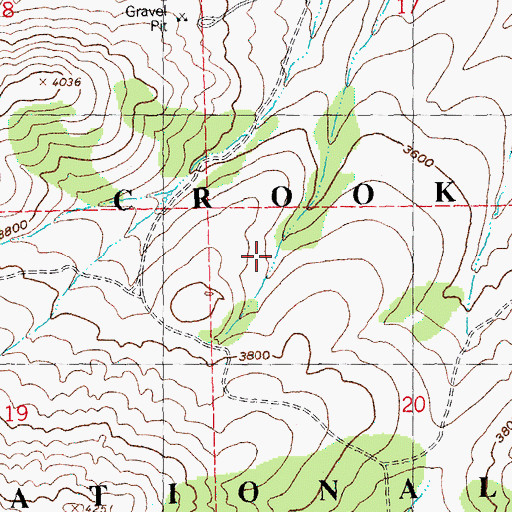Topographic Map of McCoin Orchard, OR