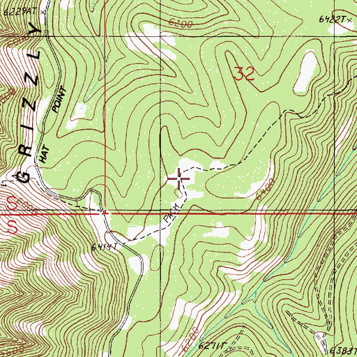 Topographic Map of Mud Spring, OR