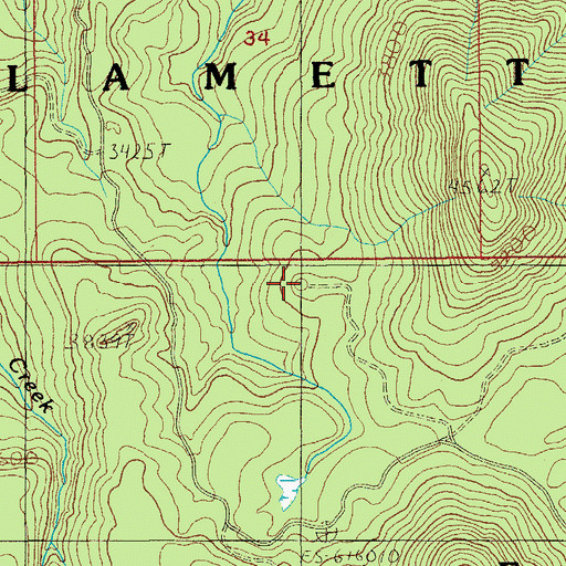 Topographic Map of Detroit Ranger Station, OR