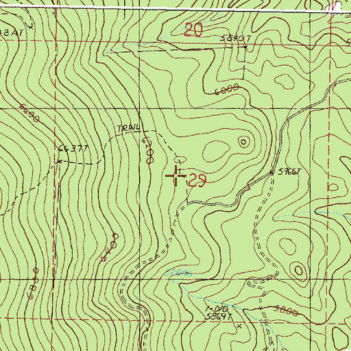 Topographic Map of Skyline Trailhead, OR