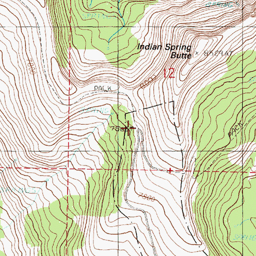 Topographic Map of Roads End Trailhead, OR