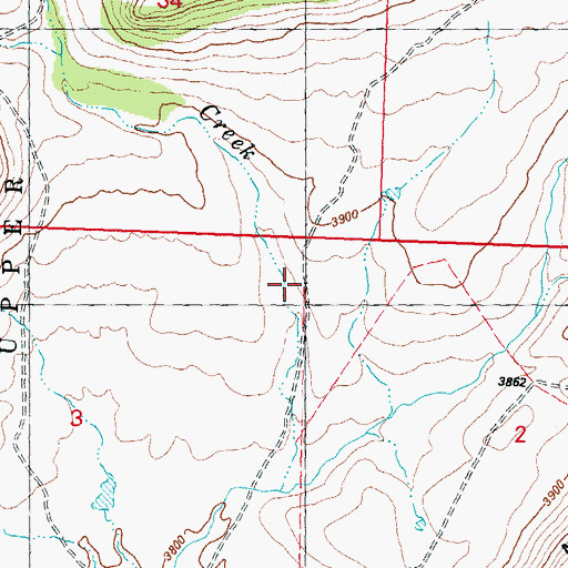 Topographic Map of Hewed Log Hollow, OR