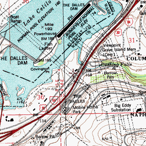 Topographic Map of Seufert (historical), OR