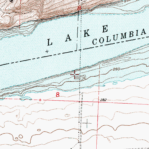 Topographic Map of Castle (historical), OR
