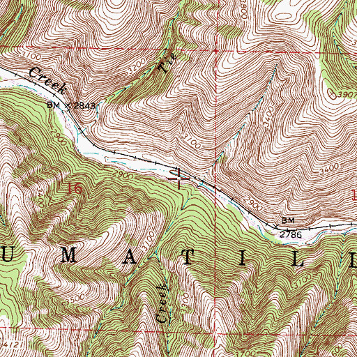 Topographic Map of Allens Spur (historical), OR