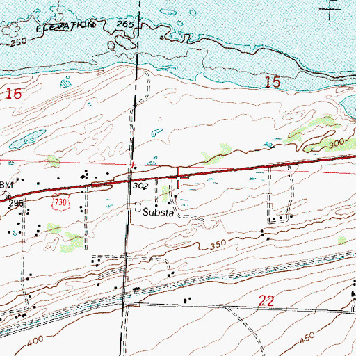 Topographic Map of Bailey (historical), OR