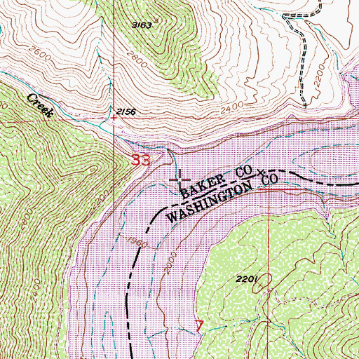 Topographic Map of Day (historical), OR