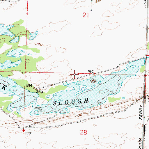 Topographic Map of Judson (historical), OR
