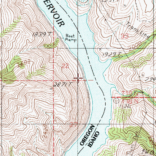 Topographic Map of Macfer (historical), OR