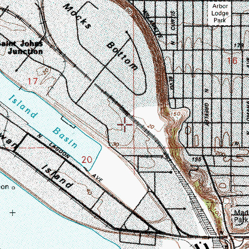 Topographic Map of Mocks (historical), OR