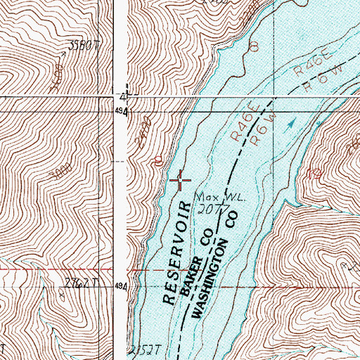 Topographic Map of Park (historical), OR