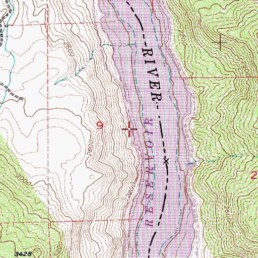 Topographic Map of Realore (historical), OR