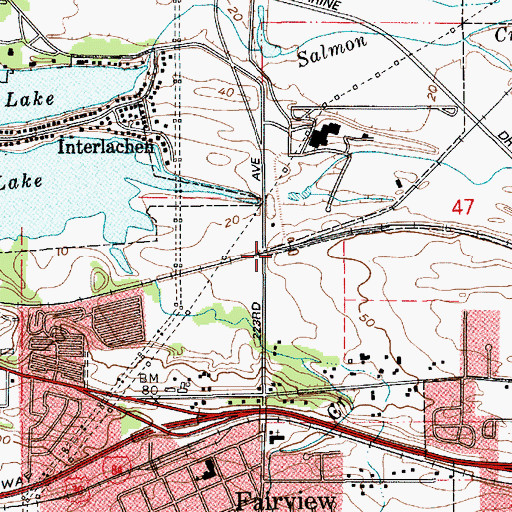 Topographic Map of Reynolds (historical), OR