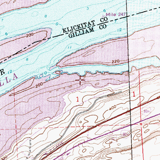 Topographic Map of Silica (historical), OR