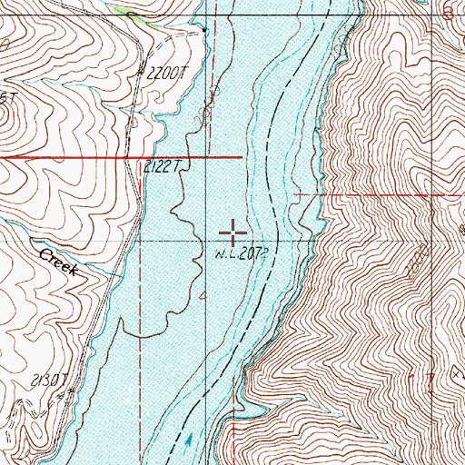 Topographic Map of Titus (historical), OR